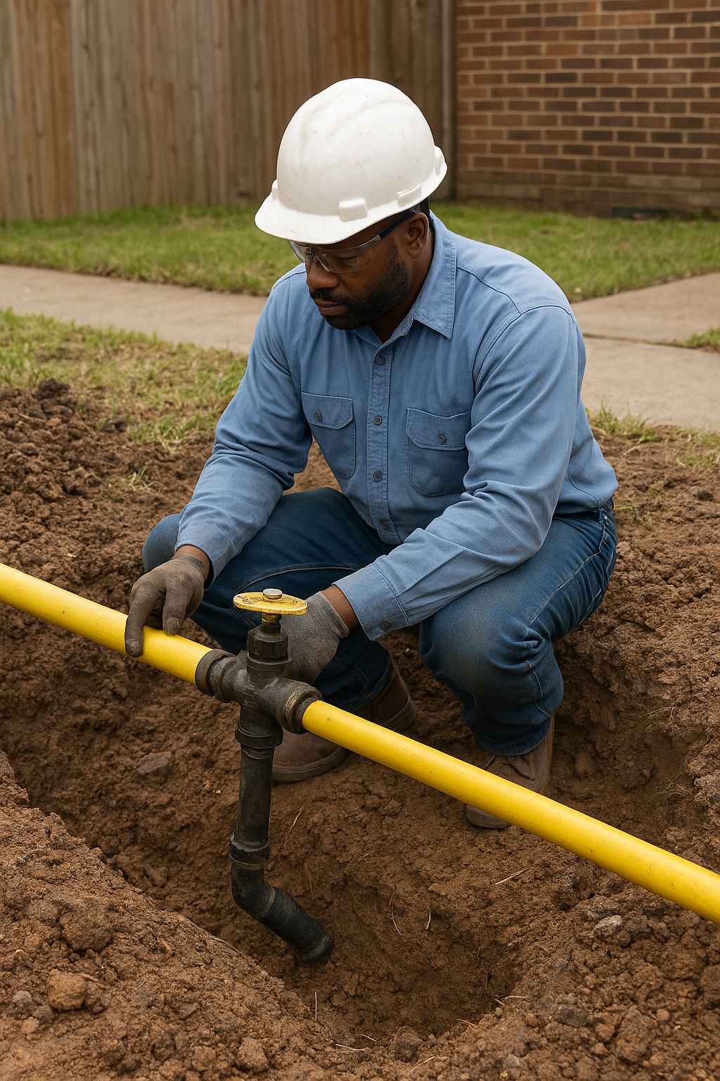 Gas Line Installation in Houston