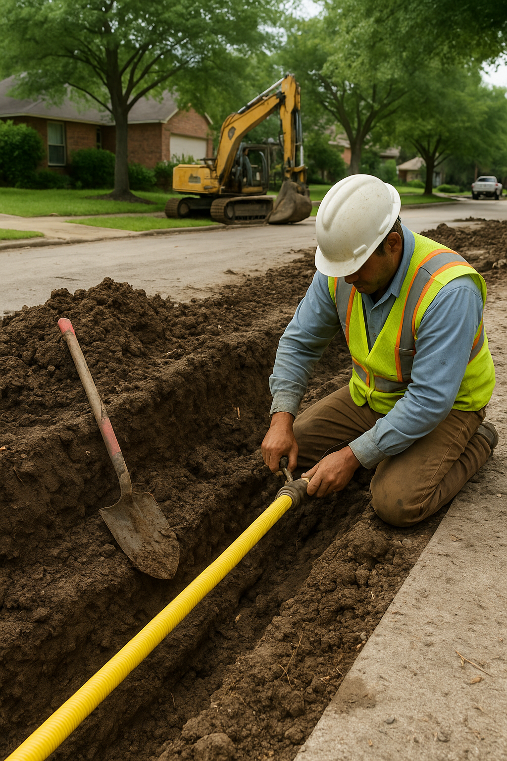 Gas Line Replacement in Houston